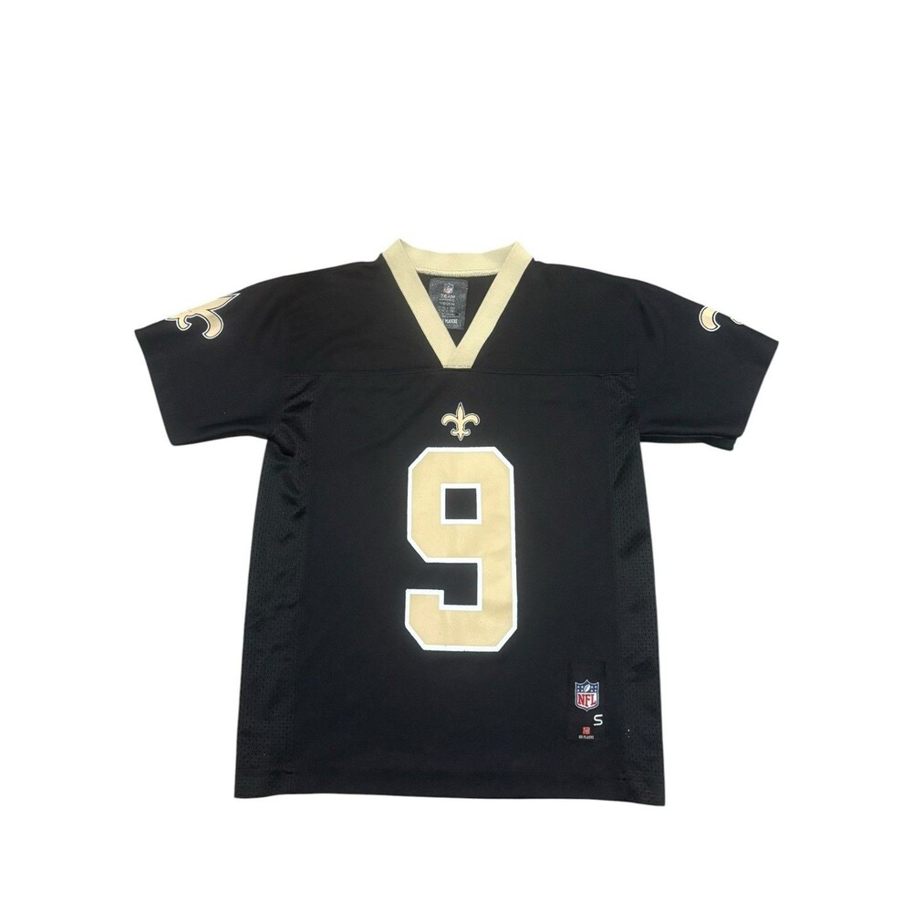 New Orleans Saints #9 Drew Brees Jersey Youth Size Small (8) NFL Football Kids